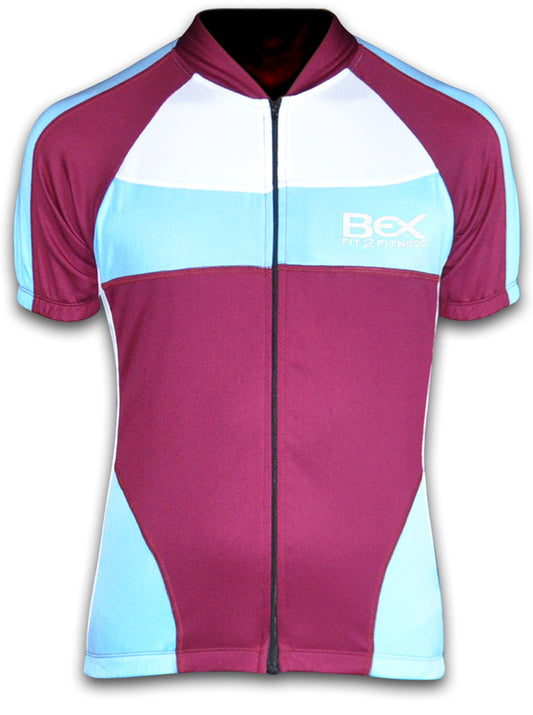 SpeedPro Men's AeroFit Cycling Jersey - High-Performance Moisture-Wicking Bike Shirt with Reflective Details