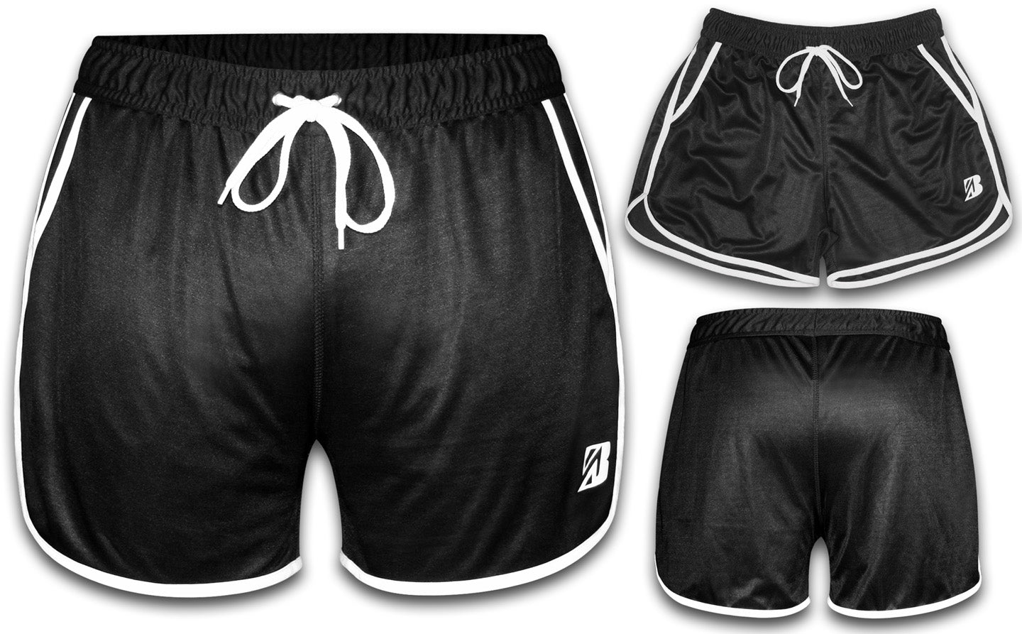 Elevate Your Fitness in Our Sleek Black Gym Shorts - Superior Style, Maximum Performance!