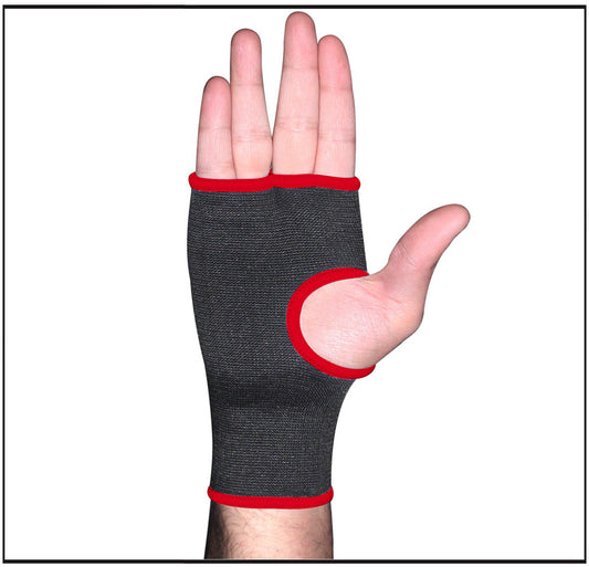 Black Red Thumb Hand Protector Inner Gloves: Stylish Support and Enhanced Performance for Athletes