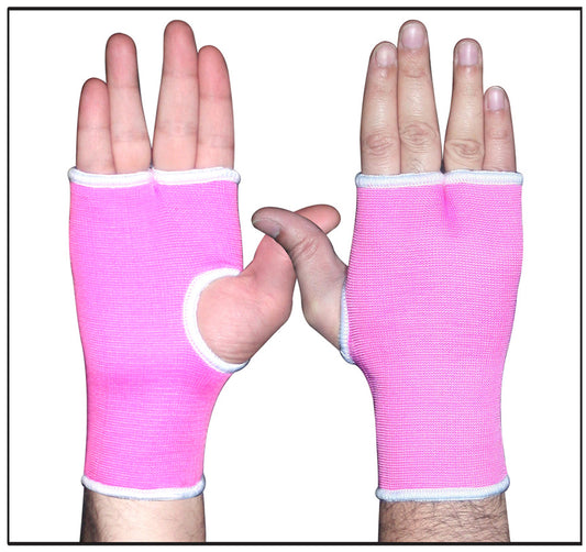 Pink-White Thumb Hand Protector Inner Gloves: Stylish Support for Ultimate Performance in Feminine Flair