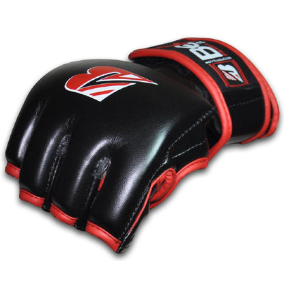 Elite Red MMA Fingerless Gloves: Premium Quality, Pro-Grade Gear Fighters and Athletes