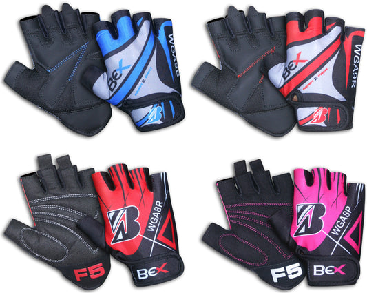 Enhance Your Performance with Gel Padded Palm Professional Weight Lifting / Cycling Gloves, Workout Training Gloves