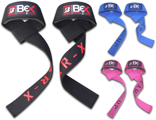 BEX Weight Lifting Straps - Enhance Your Gym Performance with Wrist Support Wraps and Training Bandages