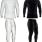 Men's Black Short Sleeve Compression Shirt - Lightweight Lycra Performance