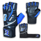 Blue Fury: MMA Training Gloves in Striking Blue and Black for Dynamic Performance