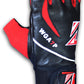 Crimson Strike: Red and Black MMA Training Gloves for Intense Performance