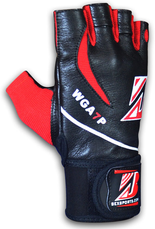 Crimson Strike: Red and Black MMA Training Gloves for Intense Performance