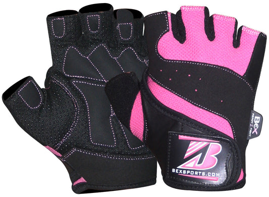 Pretty in Power: Pink and Black MMA Training Gloves for Dynamic Striking and Style