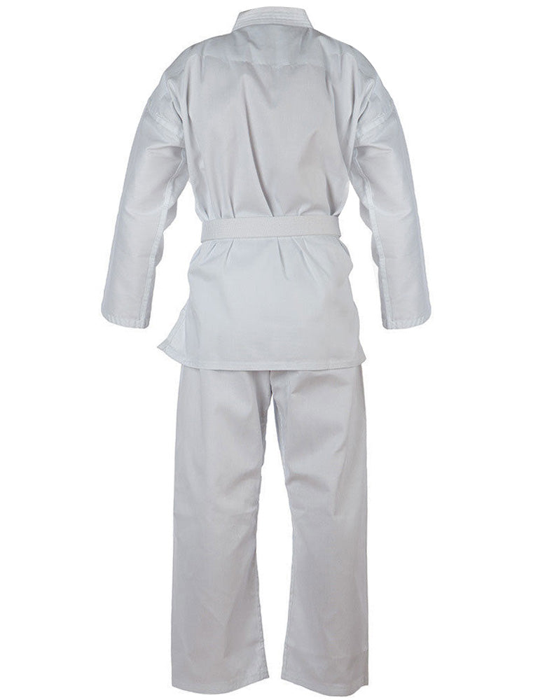 Kids Karate Gi White Poly / Cotton Kimono Lightweight Karate Suit / Uniform Belt