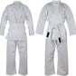 Kids Karate Gi White Poly / Cotton Kimono Lightweight Karate Suit / Uniform Belt