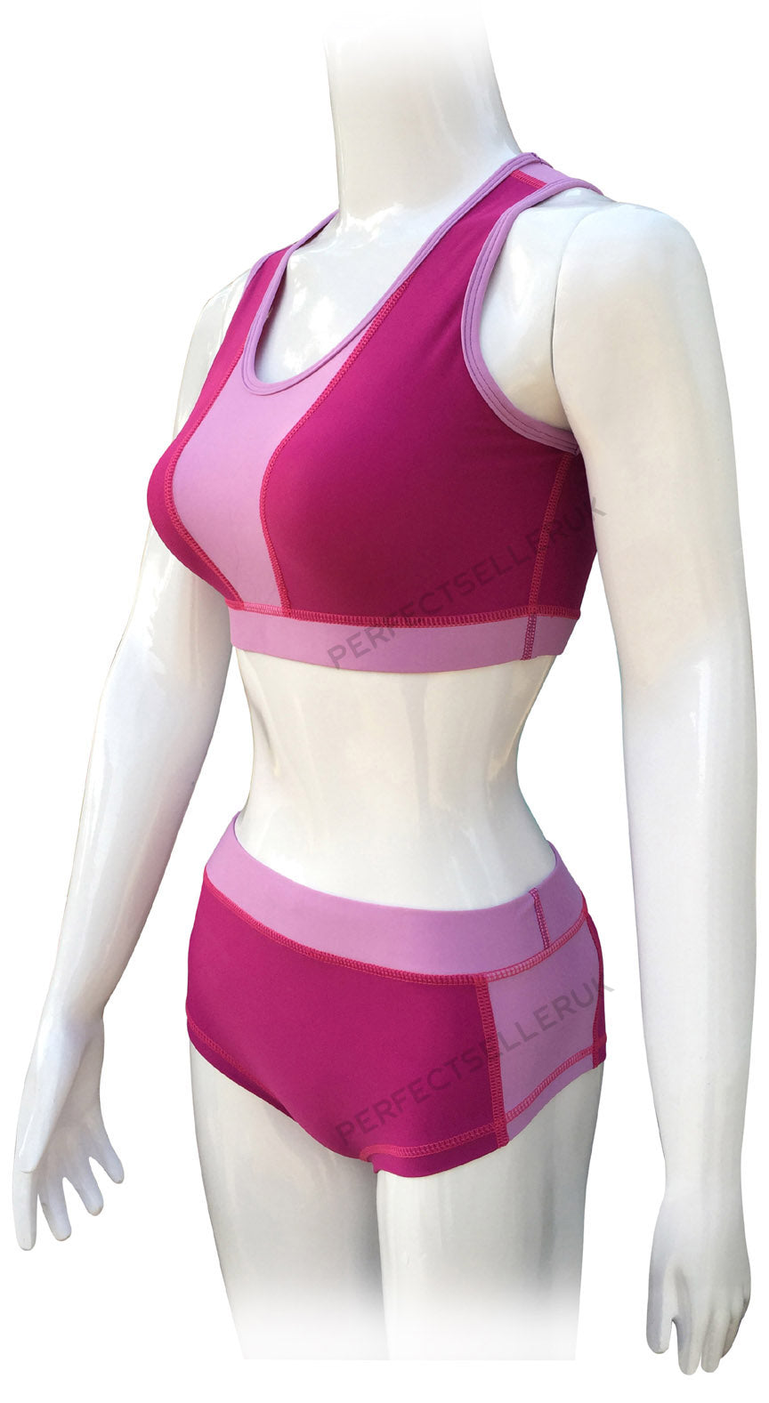 Women's Yoga Ensemble: Tops, Shorts, Athletic Bras